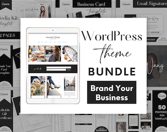 WordPress Theme - WordPress Theme for Bloggers, Kadence Theme, Website Template WordPress, Feminine Blog Theme - Studio Mommy A09