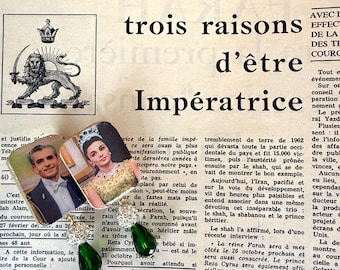 Shahbanou Farah &Mohammad Reza Shah Pahlavi Earrings, Imperial Persian Jewelry