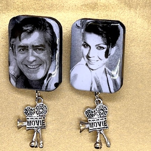 Persian jewelry, Nostalgic Persian Movie Stars Earrings, Fardin & Forouzan Persian Movie Stars, Persian Oldies, Persian Gifts, Yalda Gift