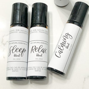Essential Oil Label Printable: Editable 10ml Roller, Customized 2x2 (Instant Download)