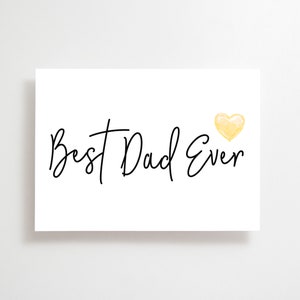 Father's Day Printable Card, Editable Minimalist Design (5x7 Instant Download) image 5