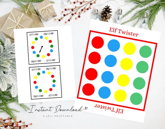 Christmas Elf Twister Kit Elf Prop Christmas Elves Instant