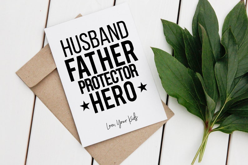 fathers day printable editable husband card for father etsy