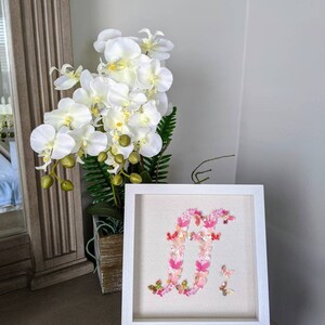 Fortissimo 3D Butterfly Art, Music,Wall Art, Pink,Japanese Washi Art, Home Decor,Origami Art, Mother&#39;s day gift, Free Shipping, 10&quot;x10&quot;x2&quot;