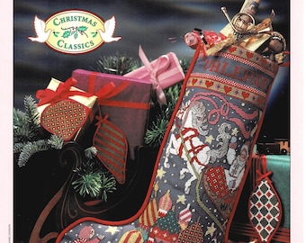 Better Homes Christmas Stocking Cross Stitch Chart Leaflet Snow Princess