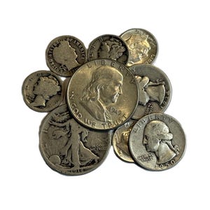 Junk Silver Coins 1.00 Face Value 90 Percent Silver Lot