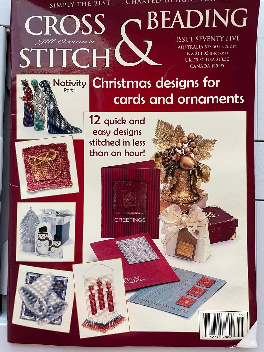 Jill Oxton's Simply Best Beaded Cross Stitch Magazine # 42