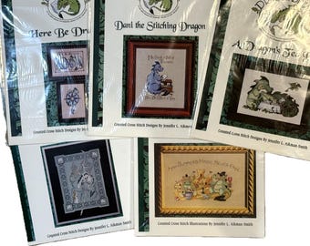Choice of Dragon Dreams Cross Stitch Charts Leaflets Tea Party / Stitching /Summer's Magic / Storm Bringer
