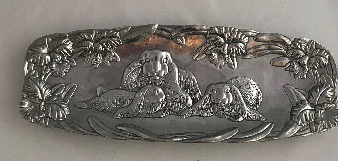 Arthur Court Bunny Rabbit Bread Tray - Etsy