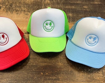 Smiley Face Trucker Hat Custom Order