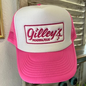 Trucker Hat, Gilley&#39;s Pasadena Texas, Rodeo, Embroidered Hat, Beach Hat, Lake Hat, Summer Hat