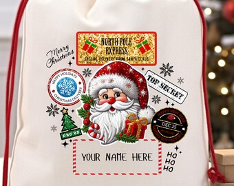 Personalized Santa Sacks