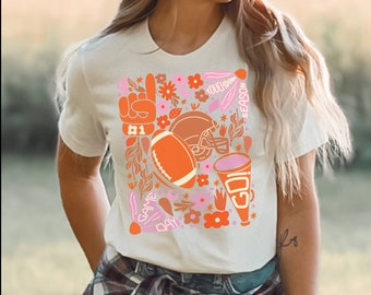 Groovy Football Tee