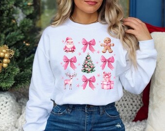 Pink Christmas Sweatshirt