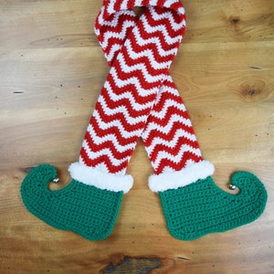 Jingle Bells Elf Scarf Pattern