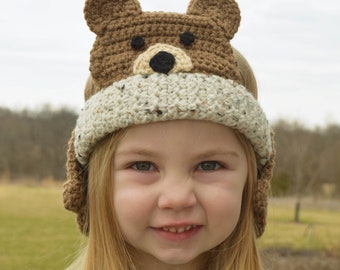 Peeking Bear Ear Warmer