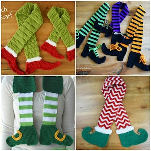 Leg Scarf Pattern Bundle (Crochet) digital downloads