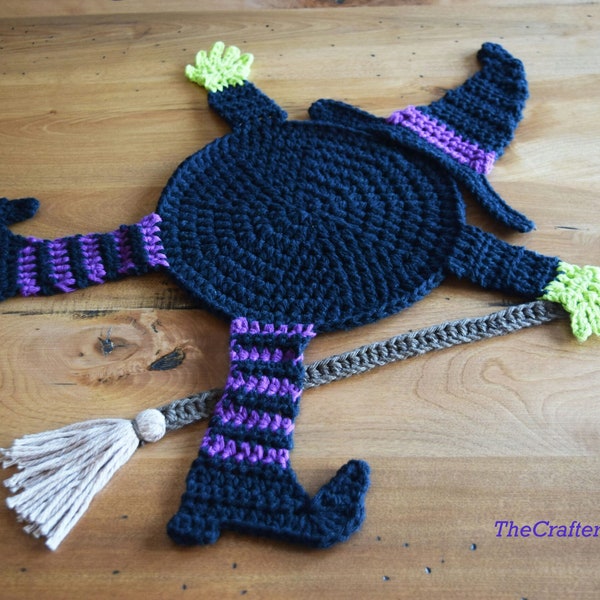 Flattened Witch Pot Holder Digital Pattern Only