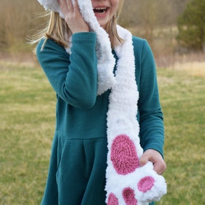 Bunny Legs Scarf Digital Download PATTERN ONLY image 2