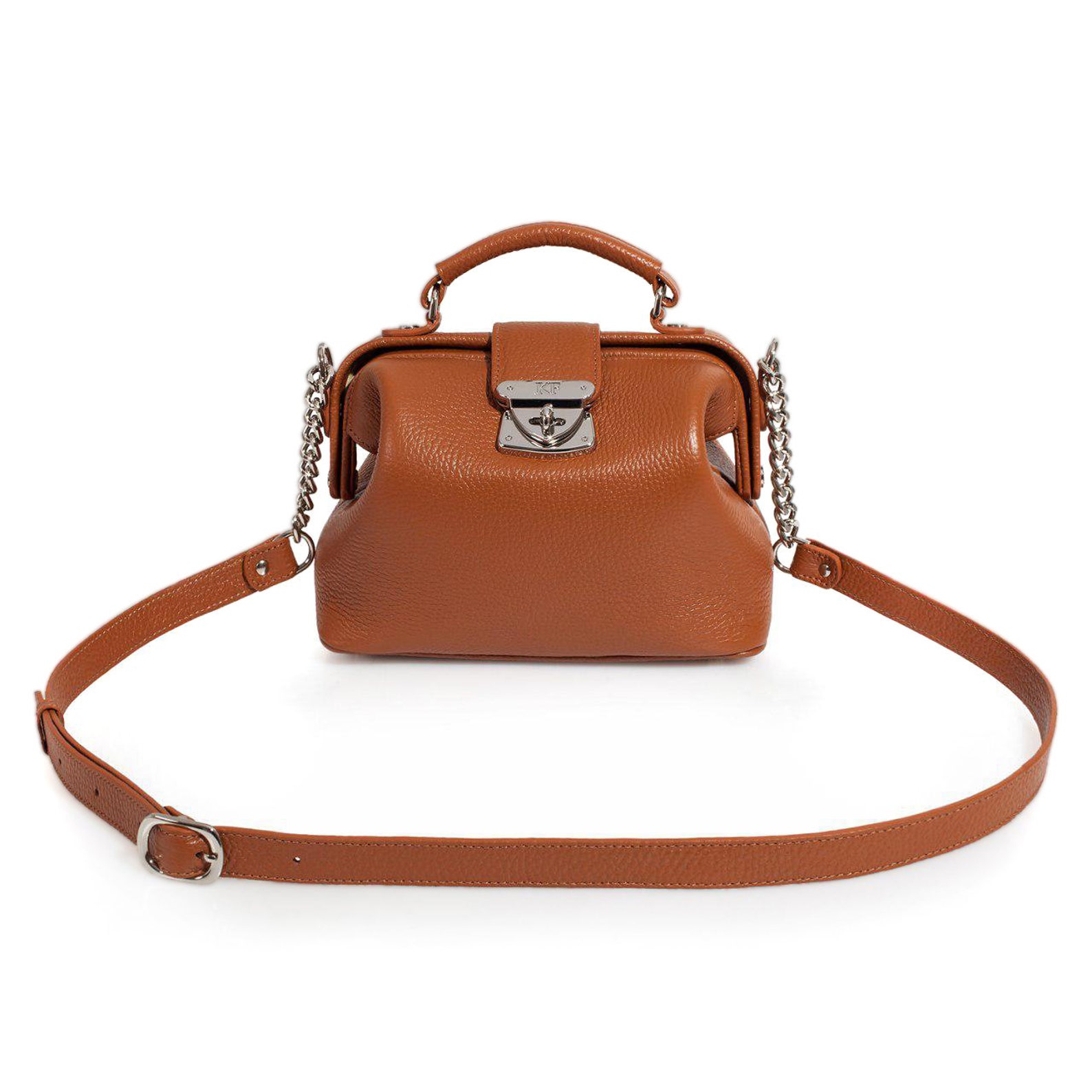 Leather Doctor Bag for Women Ginger Leather Shoulder Bag Etsy