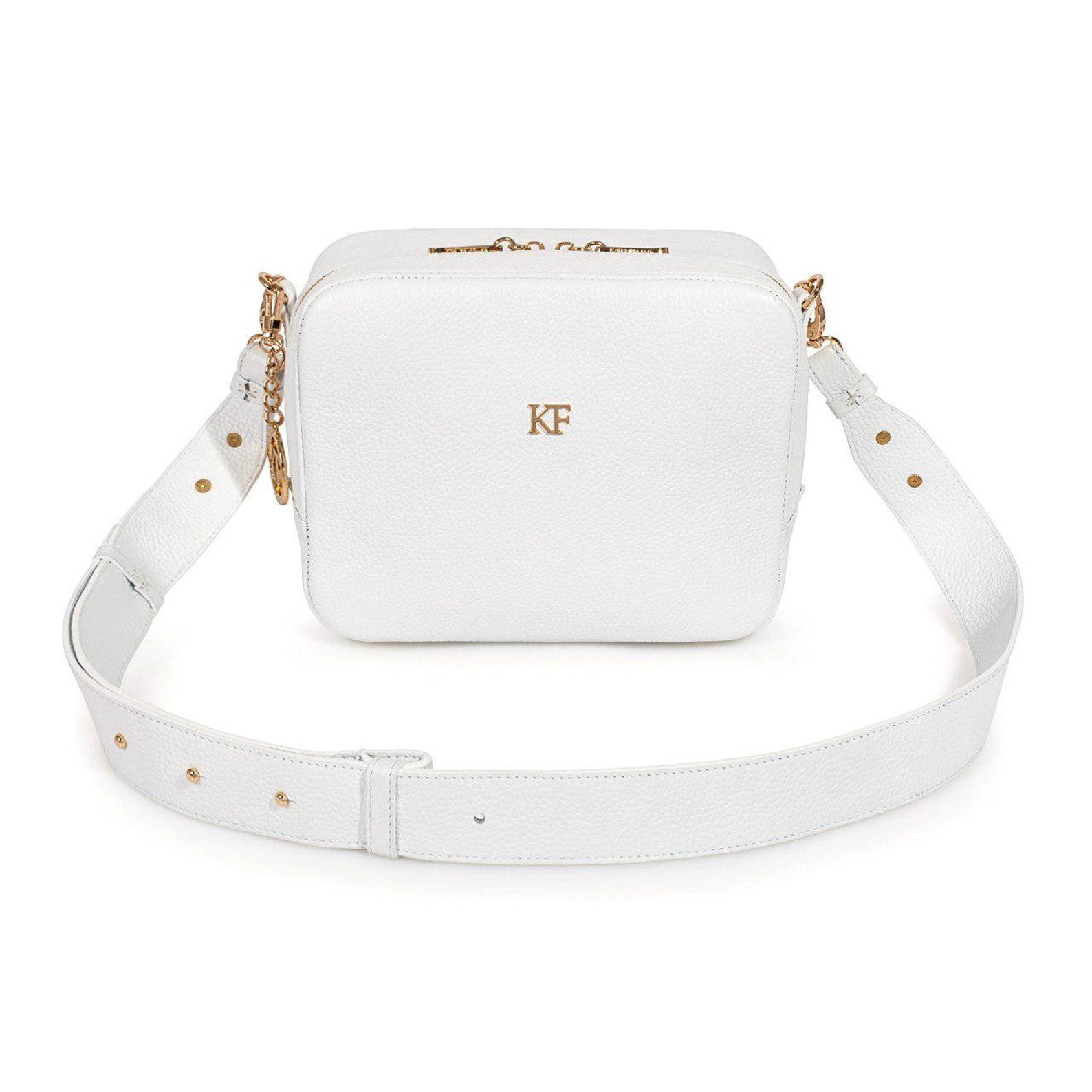 Best Of white cross body belt bag 188a white