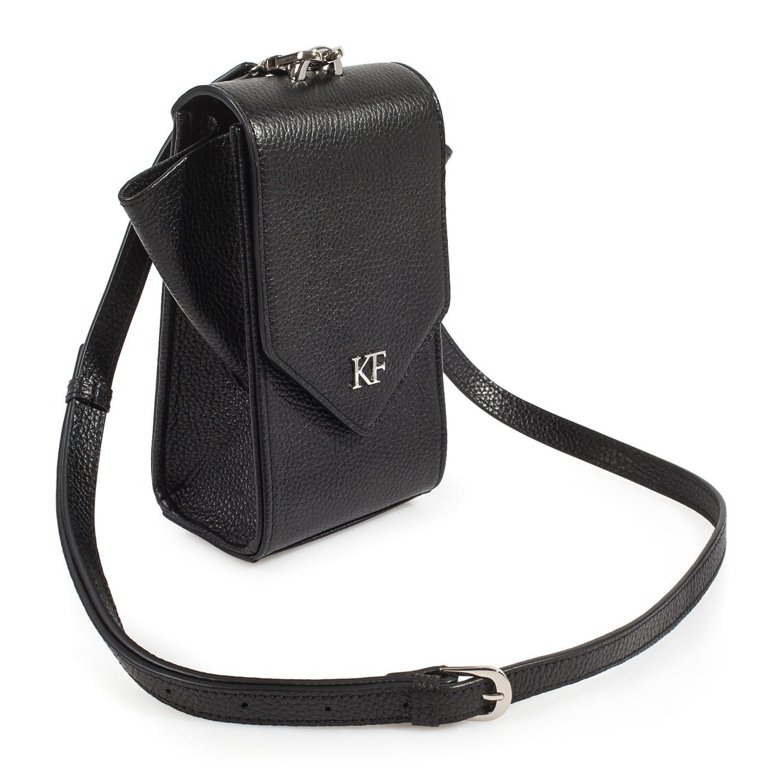 Leather Cross Body Bag Black Leather Shoulder Bag Etsy