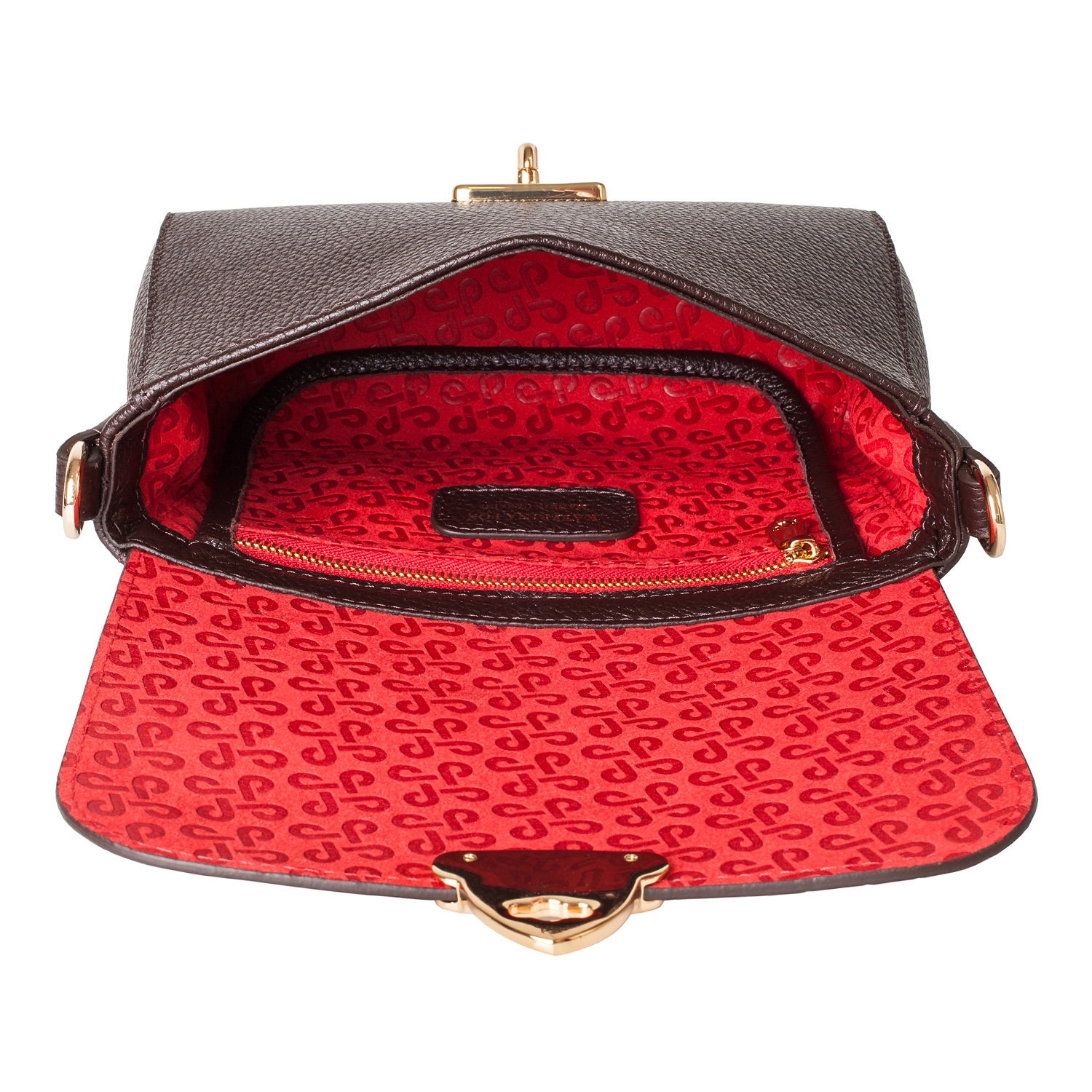 Leather Cross Body Bag Dark Brown Leather Shoulder Bag Etsy