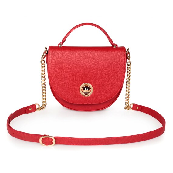 Bright red crossbody bag cheap