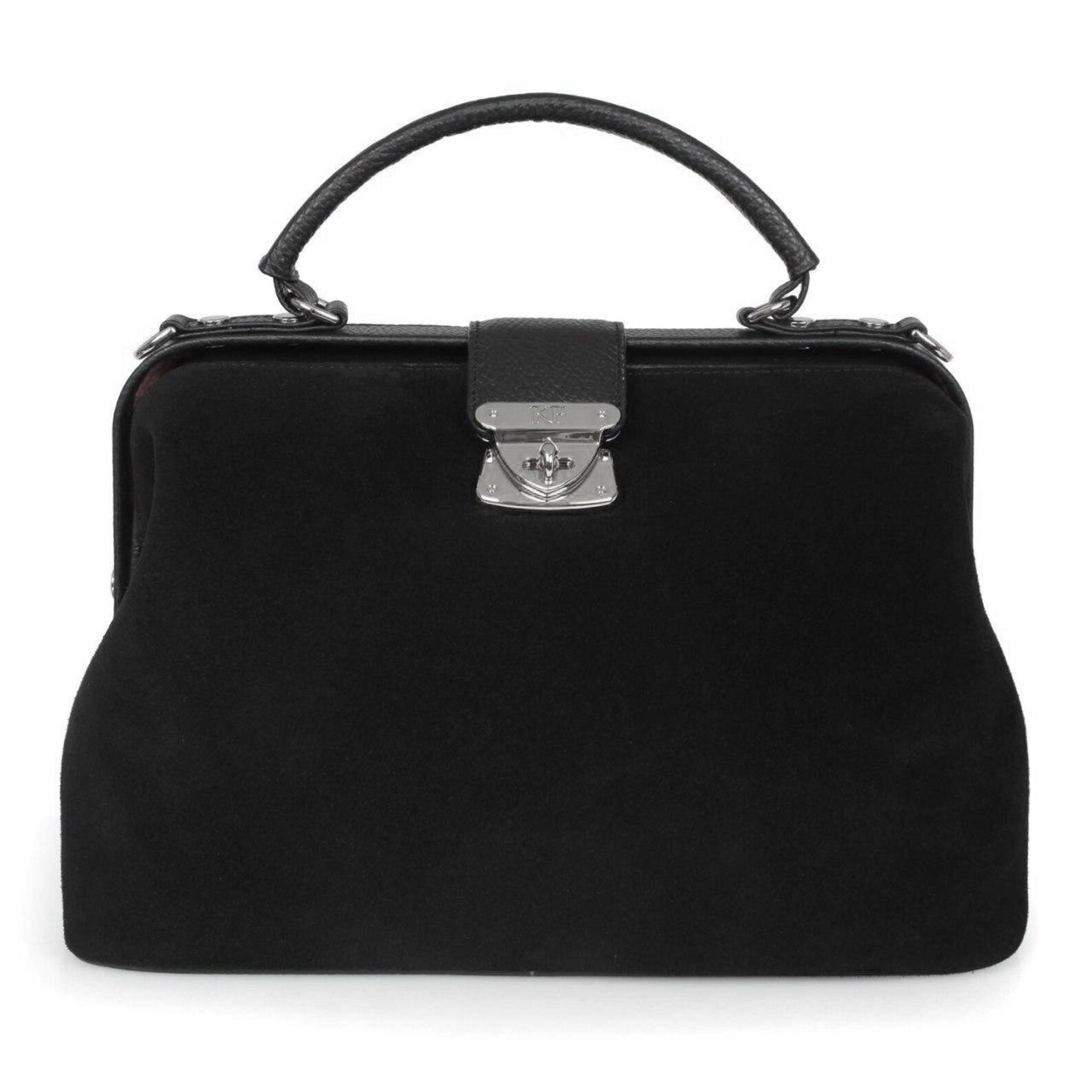 Leather Doctor Bag for Women Black Leather Handbag Top Etsy