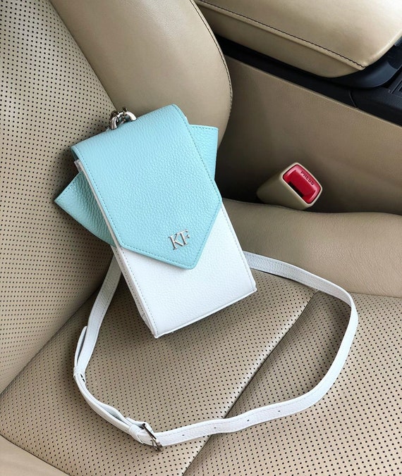 Leather Cross Body Bag White Leather Shoulder Bag Etsy