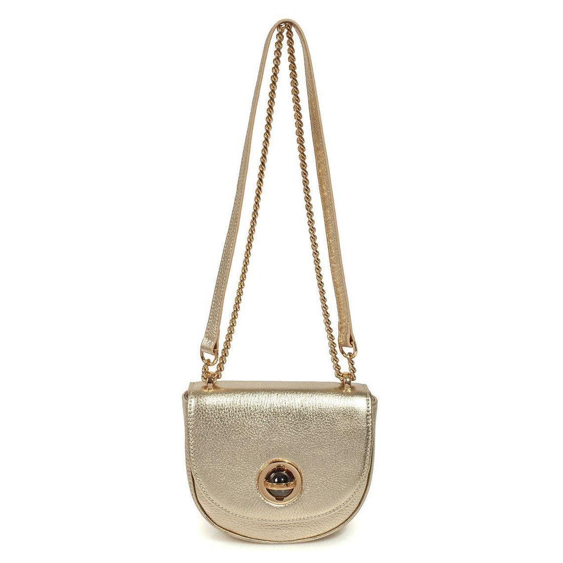 Leather Cross Body Bag Gold Leather Shoulder Bag Women's Etsy