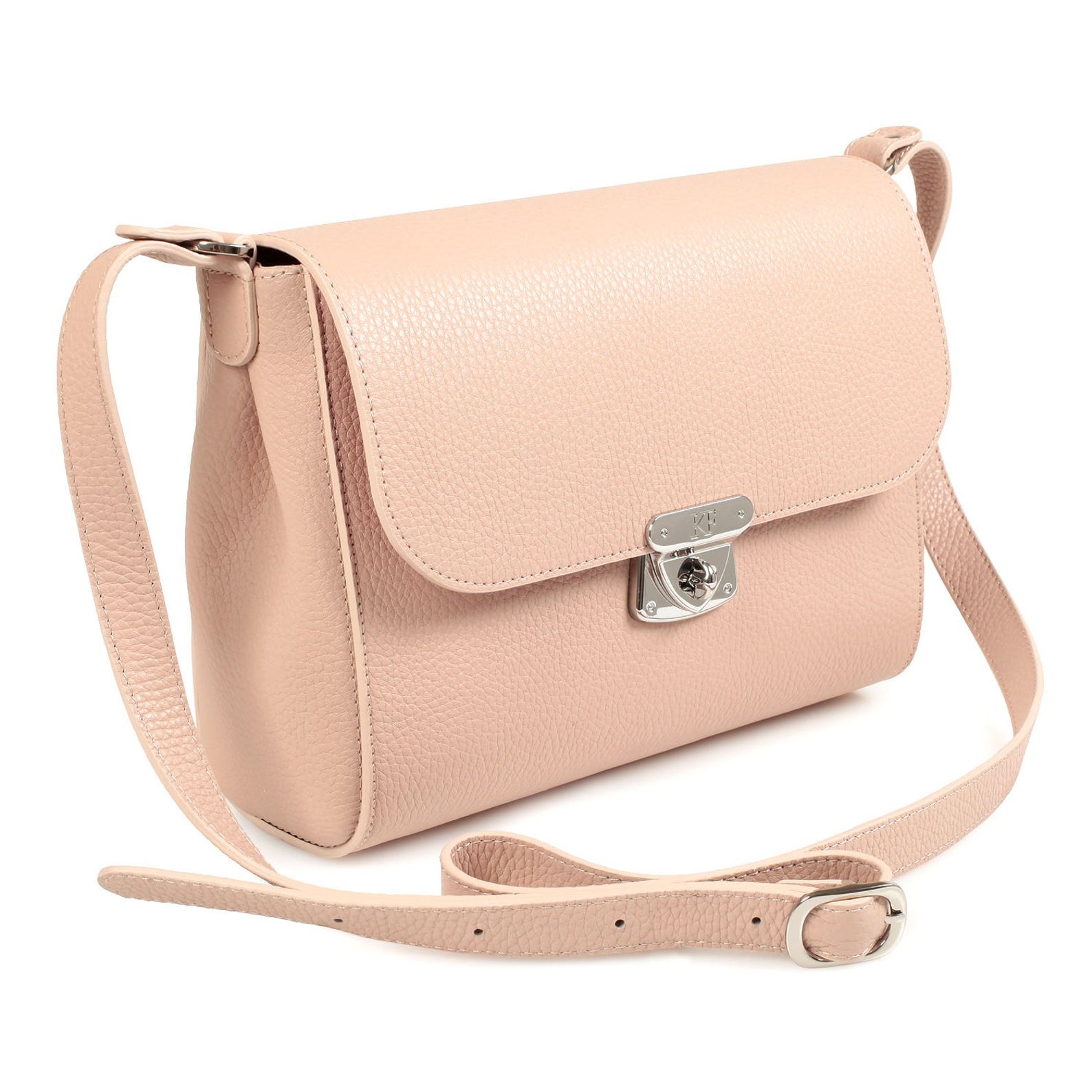 Leather Cross body Bag Beige Leather Shoulder Bag Etsy