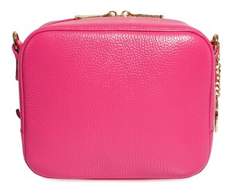 Handbags Polyurethane Pink Plain Kish Ladies Hand Bag, 220 Gm, Size: 29 X  12.5 X 26 cm