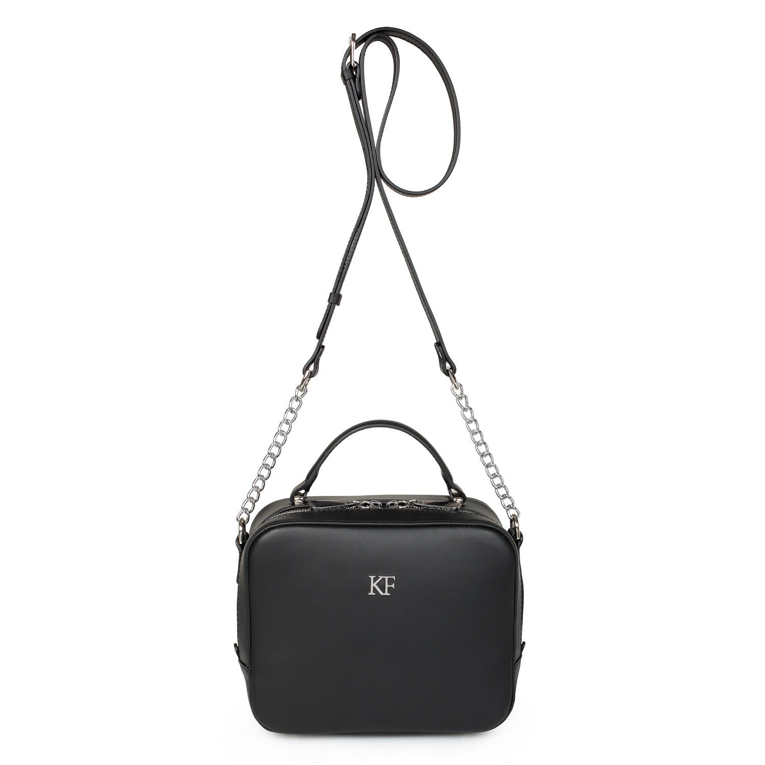 Leather Cross Body Bag Black Leather Shoulder Bag Etsy