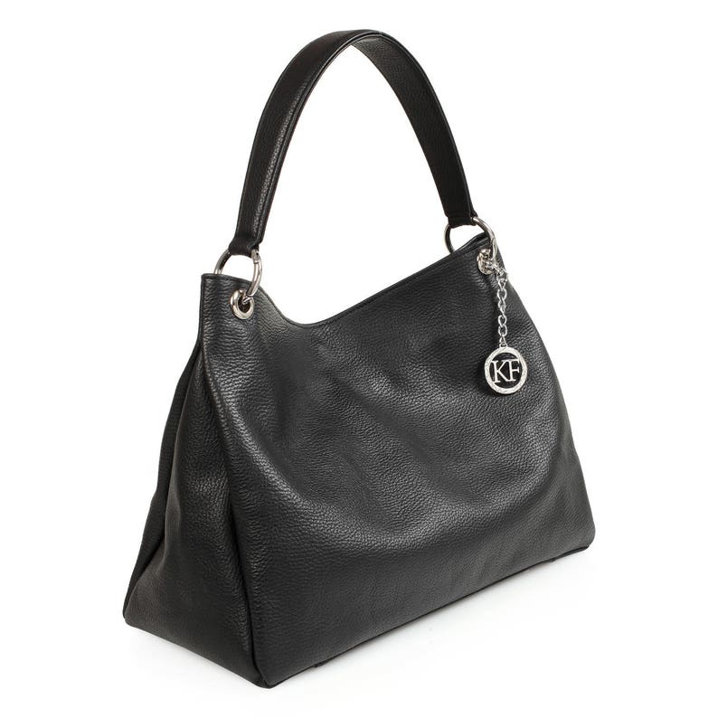 Leather Hobo Bag Black Leather Hobo Bag Women&#39;s Leather | Etsy