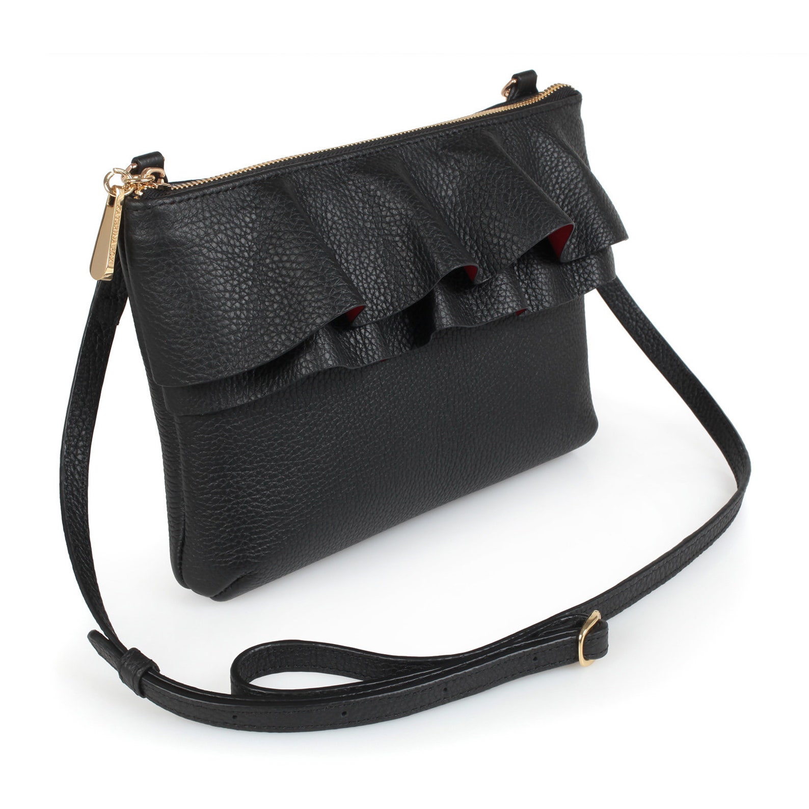 Leather Cross Body Bag Black Leather Shoulder Bag Etsy UK