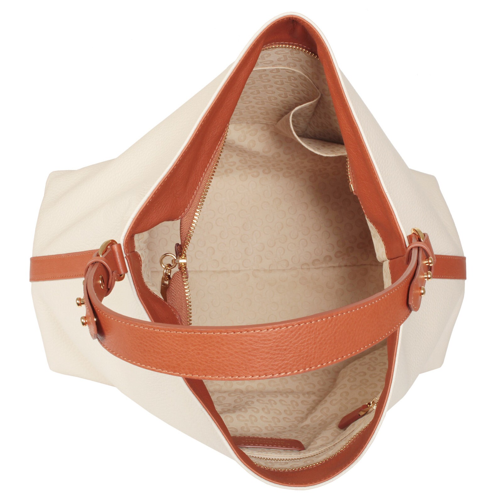 Hobo - Foray Large Wallet Beige Leather main image 0