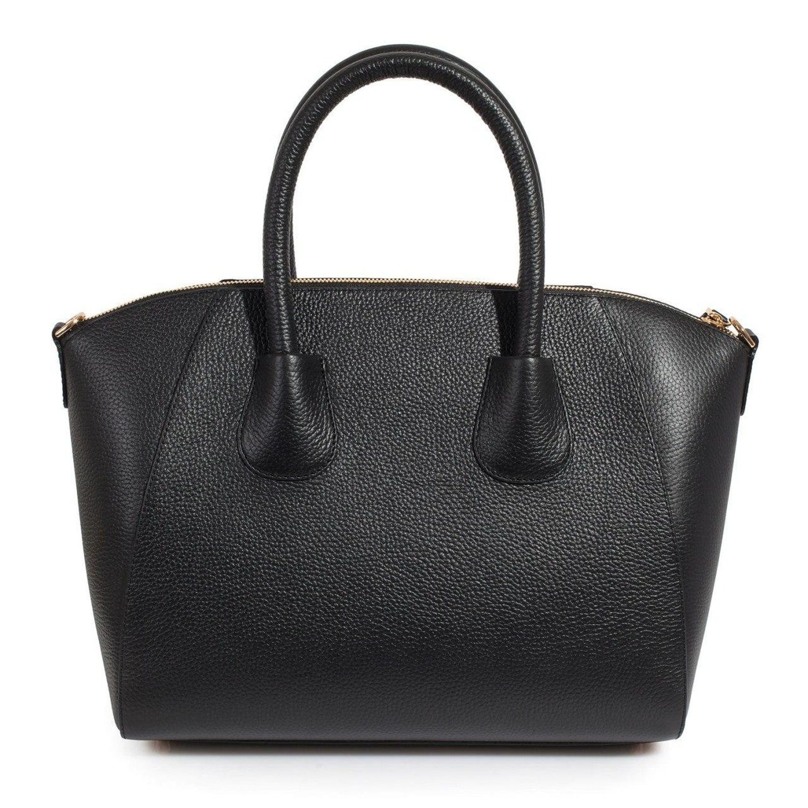 Leather Top Handle Bag Black Leather Handbag Top Handle Etsy