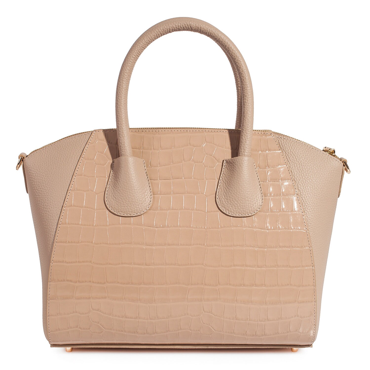 Leather Top Handle Bag Beige Leather Handbag Top Handle Etsy