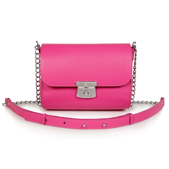 fuchsia crossbody bag