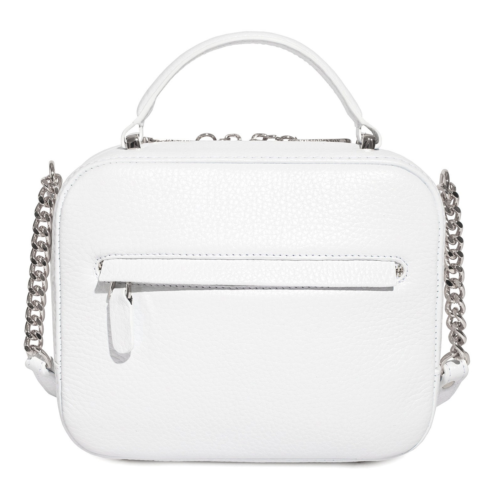 Leather Cross Body Bag White Leather Shoulder Bag Etsy