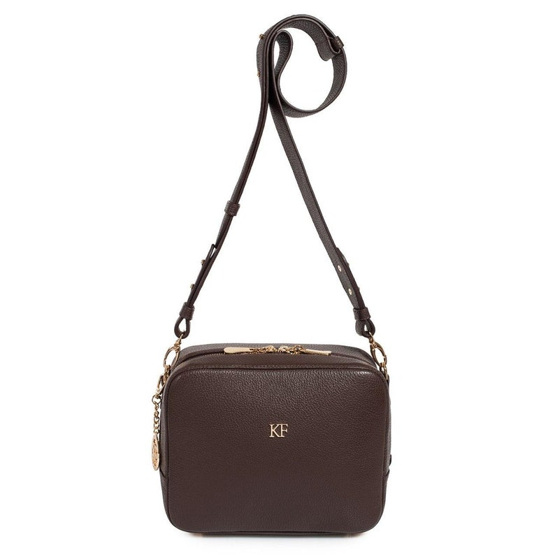 Leather Cross Body Bag Brown Leather Shoulder Bag Etsy