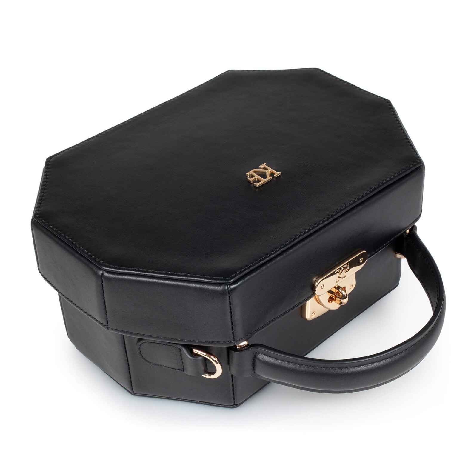 Leather Boxbag Black Leather Box Bag Women's Leather Etsy