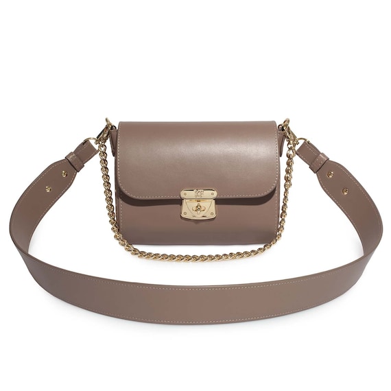 Crossbody & Clutch Bag - Taupe main image 1