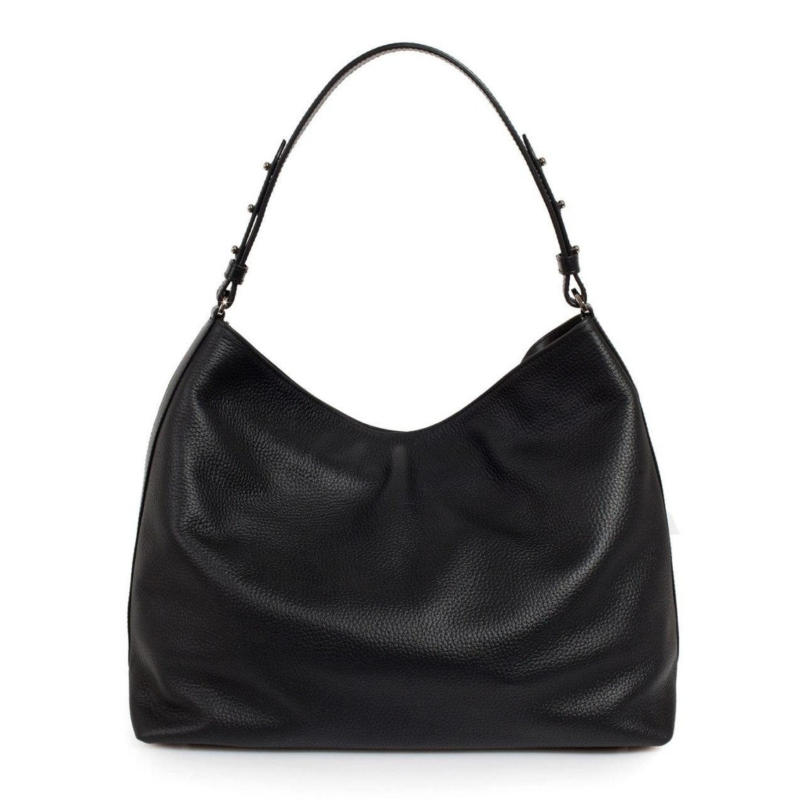 Leather Hobo Bag Black Leather Hobo Bag Women's Leather Etsy