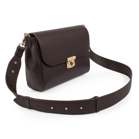 関税込☆LAFUDGESTORE☆Buffing Leather Utility Crossbody Bag org.jpg
