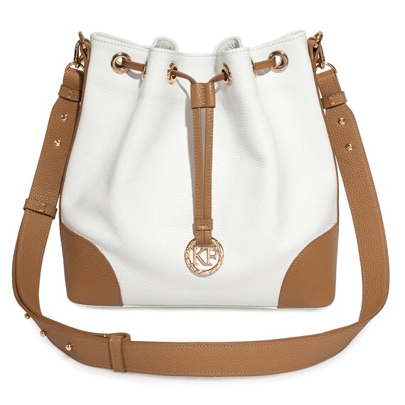 Leather Cross Body Bag White Leather Shoulder Bag Etsy UK