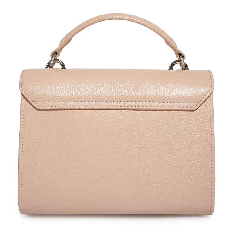 Leather Cross Body Bag Beige Leather Shoulder Bag Etsy