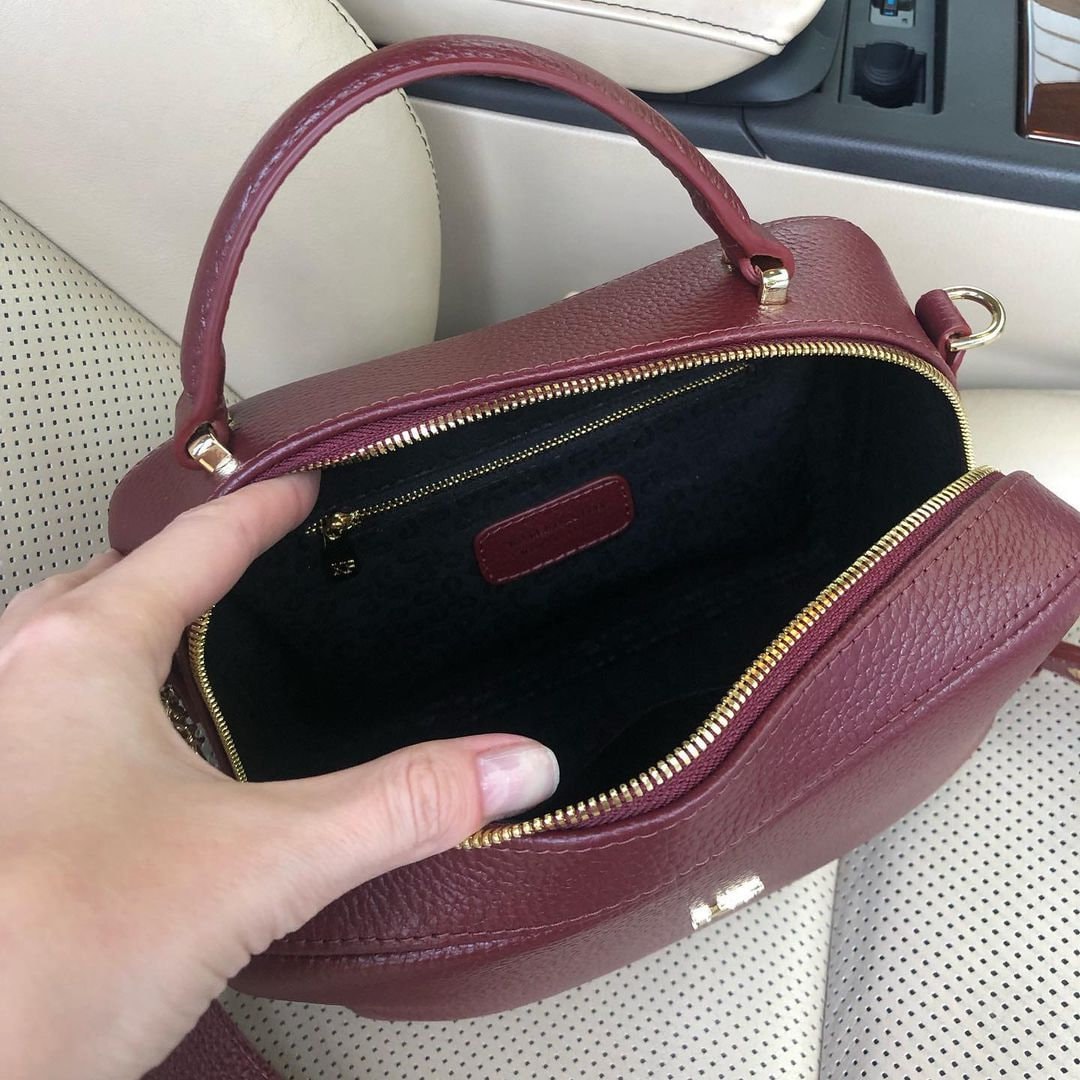 Leather Cross Body Bag, Burgundy Leather Shoulder Bag