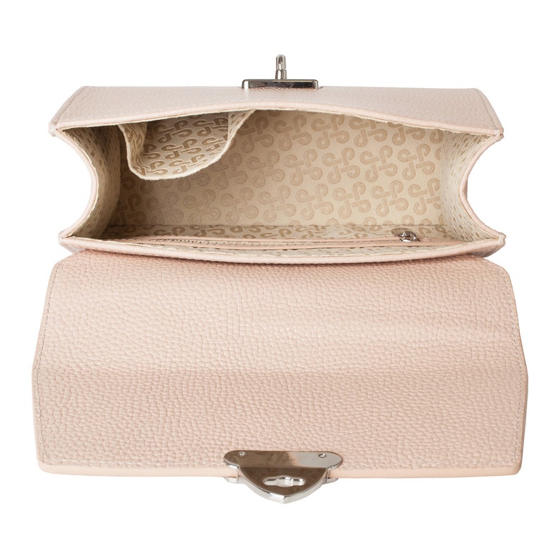 Leather Cross Body Bag Beige Leather Shoulder Bag Etsy